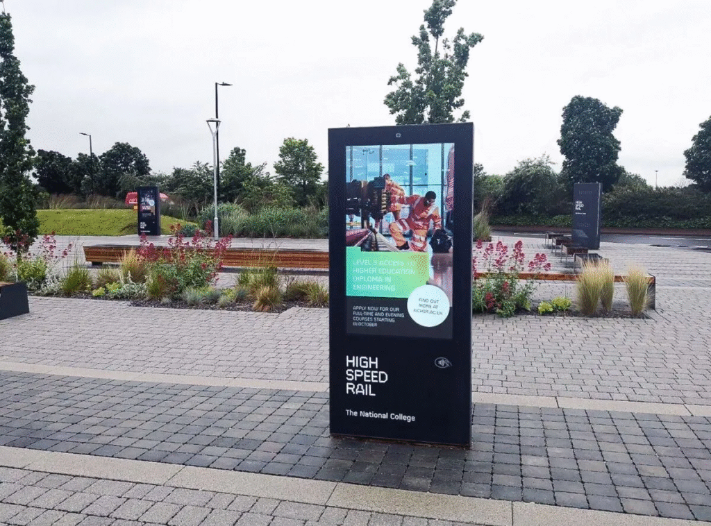 outdoor digital kiosk